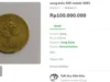 Ternyata Harga Uang Koin Melati 500 Tembus 100JT per keping