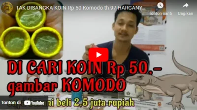 Siapa Sangka Uang Koin Rp50 Gambar Komodo Kolektor Ico Menawarkan Hingga Rp 2,5 Juta