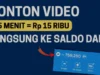 Terbaru! Hanya 3 Menit Nonton Video Bisa Hasilkan Rp15 Ribu, Cek Disini Aplikasi Penghasil Uang yang Terbukti Membayar 2023