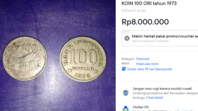 Toko Online yang Berani Bayar Uang Logam 100 Rupiah Gambar Rumah Minang Perkepingnya 8 Juta