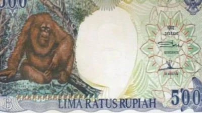 Uang Kertas Rp500 Gambar Orang Utan, Koleksi Kuno yang Diburu Kolektor Harganya Mencapai Rp5.000.000 per lembar