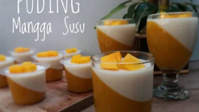 Es Puding Mangga Susu