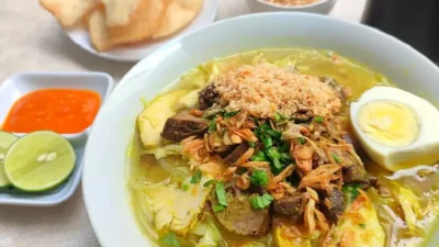 Resep Soto Ayam Lamongan Kuah Kuning, Lezatnya Bikin Nagih