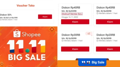 Kode Vocher Shopee Hari Ini 8 November 2023, Diskon Gila-Gilaan Mencapai Rp500 Ribu