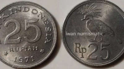 Cara Jual Uang Kuno Rp25 Tahun 1971 yang Punya Harga Jutaan Perkepingnya!