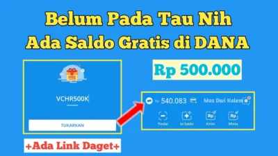 Kode Voucher DANA Gratis Hari Ini