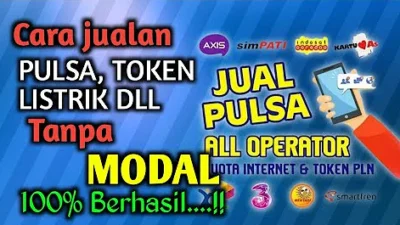 Cuman Pakai Aplikasi Jual Pulsa Tanpa Modal Auto Cuan Setiap Hari!