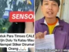 Viralkan Aksi Timses Caleg yang Pasang Stiker Dirumahnya Tanpa Izin, TikToker Ini Disomasi Parpol