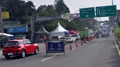 Jalur Puncak Bogor Hari Ini Kembali Menerapkan Ganjil Genap dan Rekayasa Lalintas Atasi Kemacetan