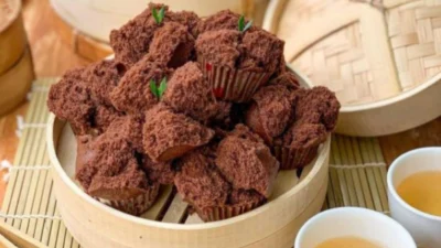 Resep Bolu Kukus Coklat Merekah Sempurna, Nyoklat Maksimal