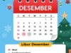 Daftar Tanggal Merah di Bulan Desember 2023, Ada Long Weekend!