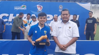 Ega Nugraha Top Skor Liga 3 Seri 1 Jawa Barat