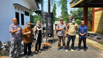 Kolaborasi Pemda, BRIN dan bank bjb Buat Mesin Pemusnah Sampah