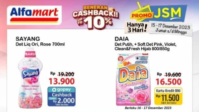 Promo JSM Alfamart Belanja Puas Akhir Tahun, Dompet Aman Sentosa!