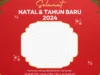 Free Link Twibbon Natal dan Tahun Baru 2024