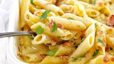 Resep Pasta Penne Saus Carbonara yang Gurih Banget, Langsung Terpikat! (Image From: Chef Not Required...)