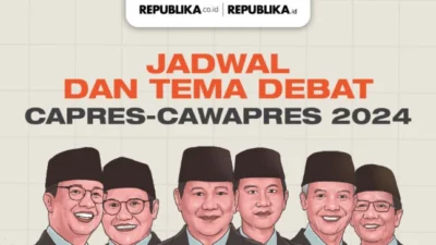 Jadwal Debat Capres Cawapres 2024