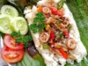 Resep Nasi Bakar Cumi Oseng. (Sumber Gambar: Resep Istimewa)