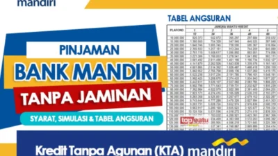 Pinjaman Online Bank Mandiri 1 Menit Langsung Cair