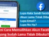 Cara Memulihkan Akun saat Lupa Kata Sandi Facebook