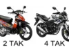 Perbedaan Motor 4 Tak dan 2 Tak