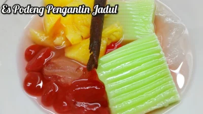 Resep Es Podeng Pengantin Jadul, Nostalgia Menu Kondangan Pernikahan Jawa