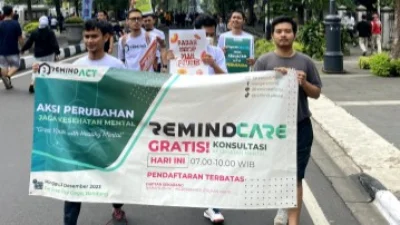 REMIND Gelar Kampanye Kesehatan Mental di Car Free Day Dago Bandung