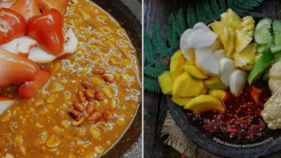 Lezat! Bumbu Rujak Buah Gula Merah Kacang, Nikmat dan Mudah Dibuat