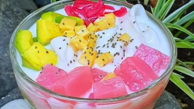 Resep Es Goyobod, Kreasi Minuman Khas Sunda yang Menyegarkan (image from Cookpad Giacinta Permana)