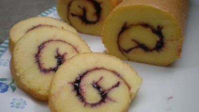 Resep Bolu Gulung Selai Blueberry, Cocok Jadi Kudapan Ringan (image from google images)