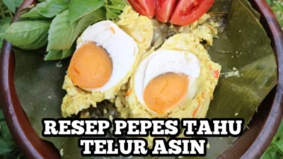 Cobain Resep Pepes Tahu Telur Asin yang Mantap Rasanya (image from screenshot Youtube paramita prasetyo)