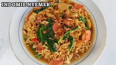 Resep Mie Nyemek Pedas, Bikin Keringat Mengucur Deras