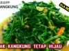 Resep Cah Kangkung Saus Tiram, Seenak Buatan Restoran