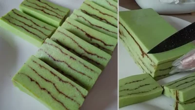 Resep Puding Roti Chocolatos Matcha Lembut dan Nikmat