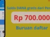 Buruan Klaim! Cara Mudah Dapatkan Saldo Dana Gratis Rp 700.000 dari Pemerintah