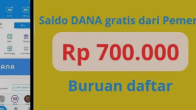 Buruan Klaim! Cara Mudah Dapatkan Saldo Dana Gratis Rp 700.000 dari Pemerintah