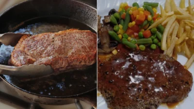 Resep Steak Daging Sapi Teflon, Lezat dan Mudah Dibuat