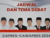 Jadwal dan Tema Debat Capres-Cawapres Selasa 12 Desember 2023, Simak Jadwal Lengkapnya