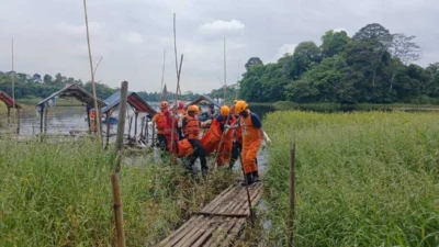 Penemuan Mayat Mengambang di Situ Gede Tasikmalaya