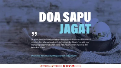 Doa Sapu Jagat untuk Rezeki Arab, Latin dan Artinya