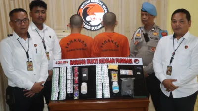 Edarkan Obat Tanpa Izin, Dua Pemuda Dibekuk Sat Narkoba Polres Subang