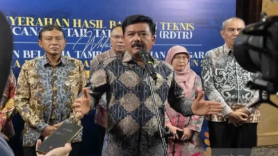 Menteri Agraria dan Tata Ruang Kepala Badan Pertanahan Nasional (ATR BPN) Hadi Tjahjanto