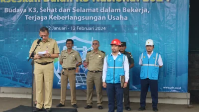 Pj Bupati Purwakarta Pimpin Apel Bulan K3 Nasional 2024 PLN UP3 Purwakarta