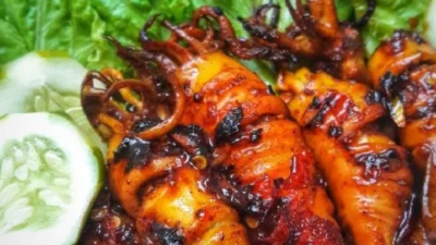 Resep Cumi Bakar Saus Tiram. (Sumber Gambar: cookpad.com)