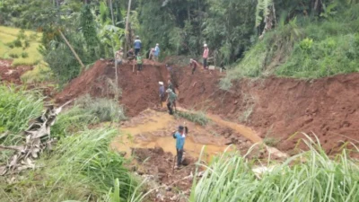 Longsor di Subang tahun 2023. (Sumber Foto: Jabar Press)