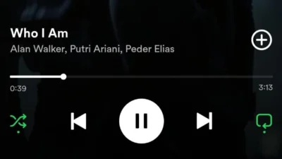 Lirik Lagu Who I Am Alan Walker dan Peder Elias Featuring Putri Ariani. (Sumber Gambar: Screenshot via Spotify)