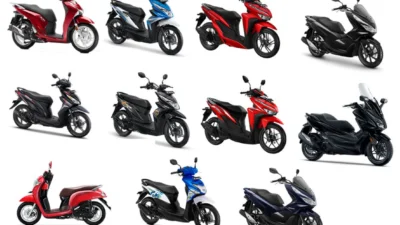 10 Jenis Motor Matic Honda dan Harganya Terbaru 2024