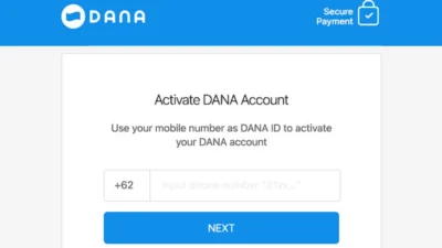 Login DANA di Google Chrome