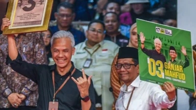 Kampanye Ganjar Pranowo - Mahfud MD. (Sumber Foto: dok istimewa/Antara Foto)