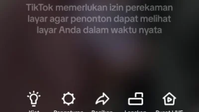 Cara Aktifkan Fitur Live Game di TikTok